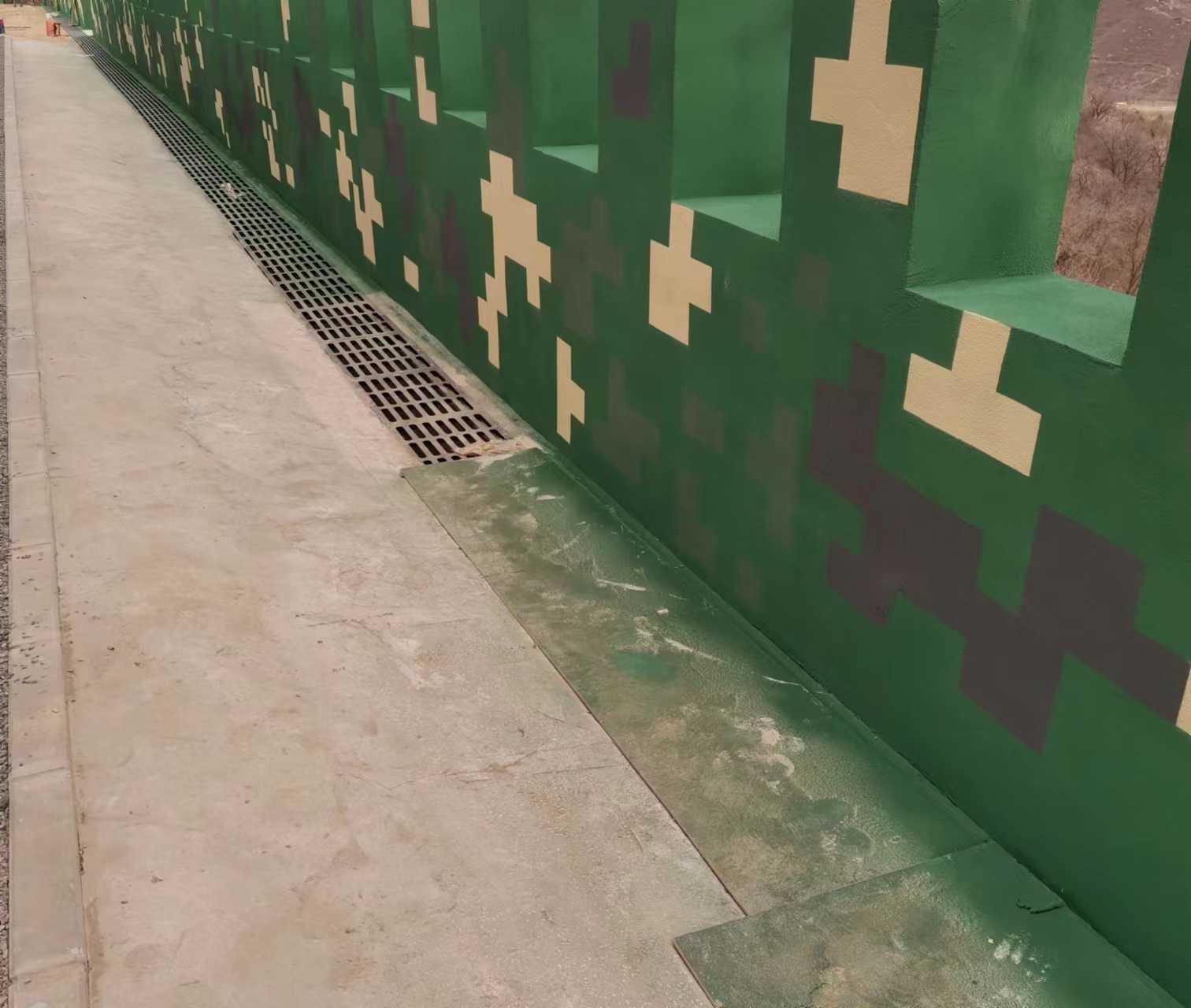 南开围墙迷彩喷涂,数迷彩漆