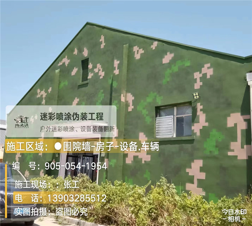 南开外墙数码迷彩漆施工报价清单（100㎡标准墙面测算）